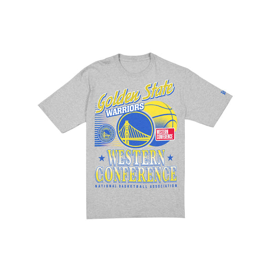 Golden State Warriors Sport Classics Heather Gray Short-Sleeve T-Shirt - New Era Cap