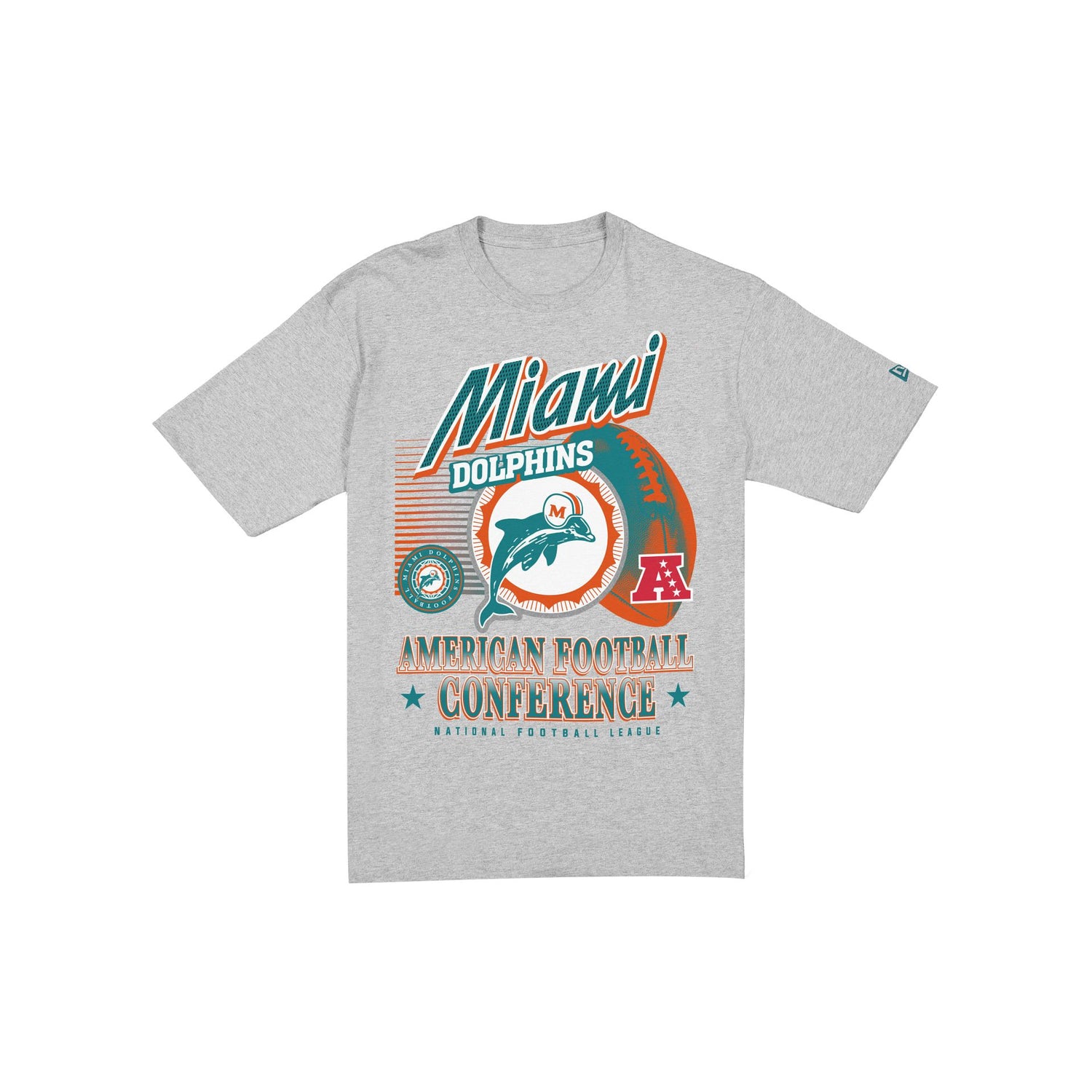 Miami Dolphins Sport Classics Heather Gray Short-Sleeve T-Shirt