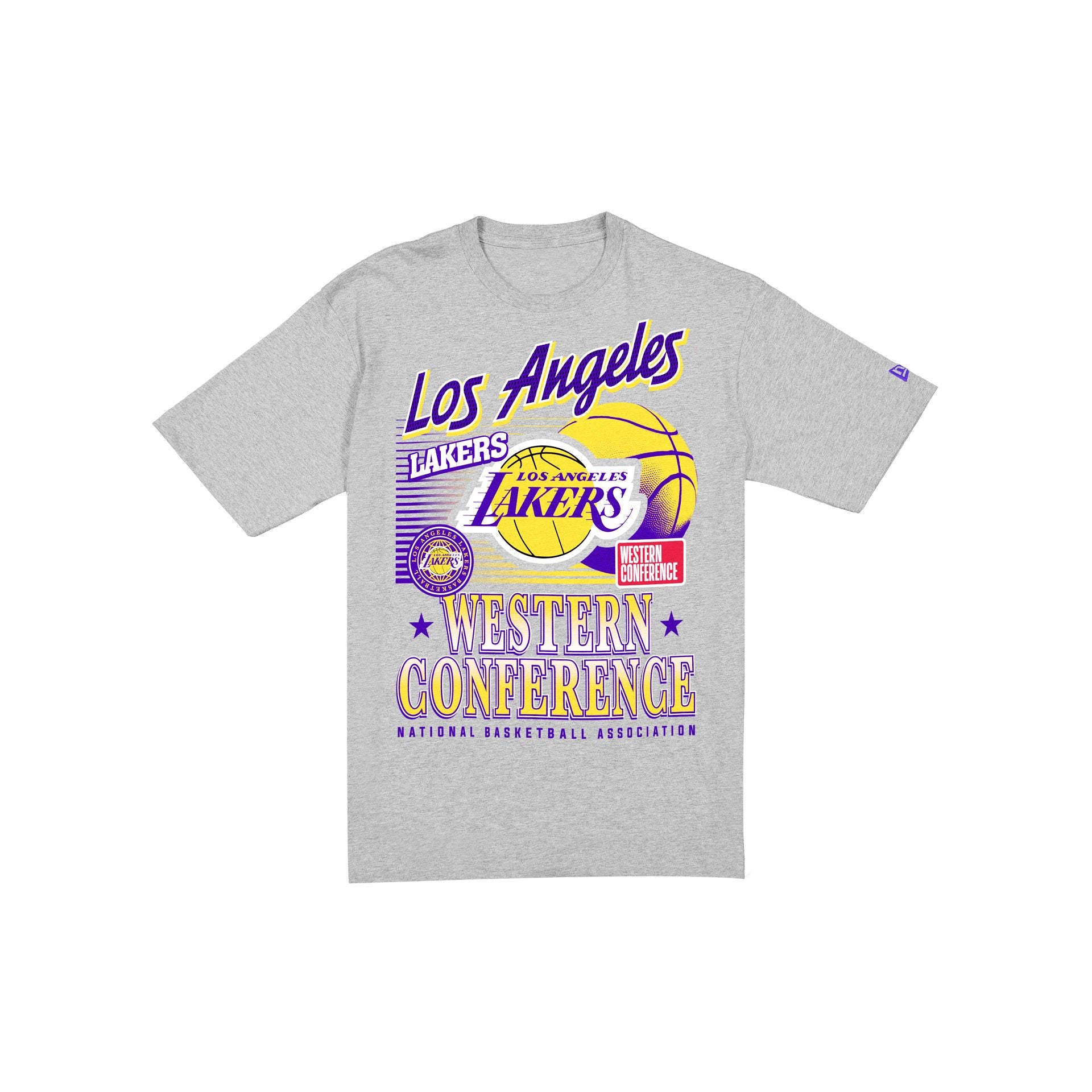 Los Angeles Lakers Sport Classics Heather Gray Short-Sleeve T-Shirt