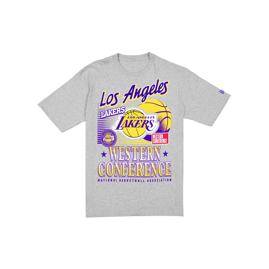 Los Angeles Lakers Sport Classics Heather Gray Short-Sleeve T-Shirt - New Era Cap