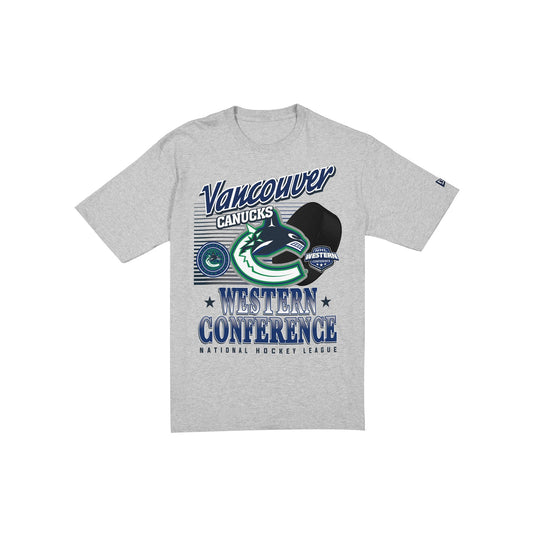 Vancouver Canucks Sport Classics Heather Gray Short-Sleeve T-Shirt - New Era Cap