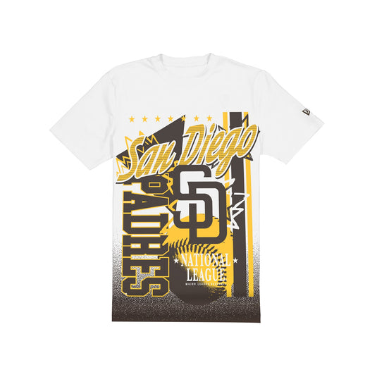San Diego Padres Sport Classics White Short-Sleeve T-Shirt - New Era Cap