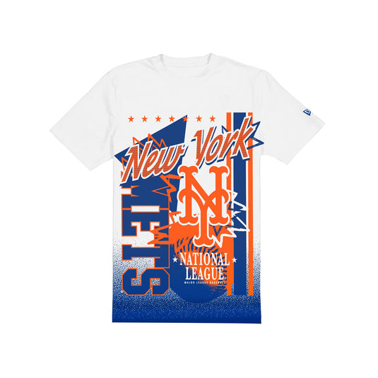 New York Mets Sport Classics White Short-Sleeve T-Shirt - New Era Cap