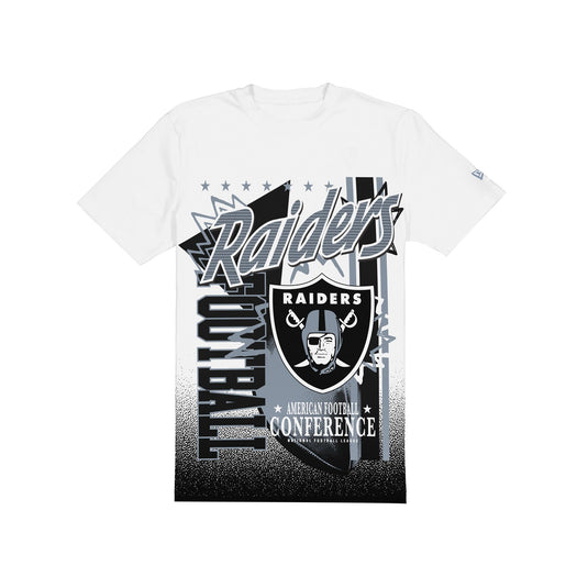 Las Vegas Raiders Sport Classics White Short-Sleeve T-Shirt - New Era Cap