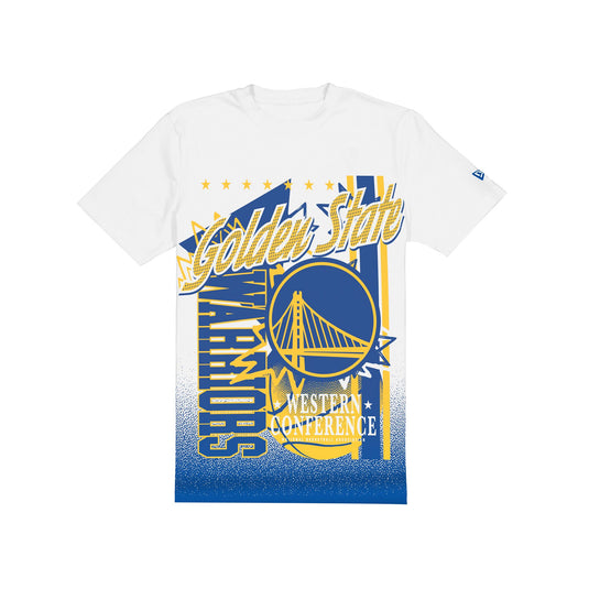 Golden State Warriors Sport Classics White Short-Sleeve T-Shirt - New Era Cap