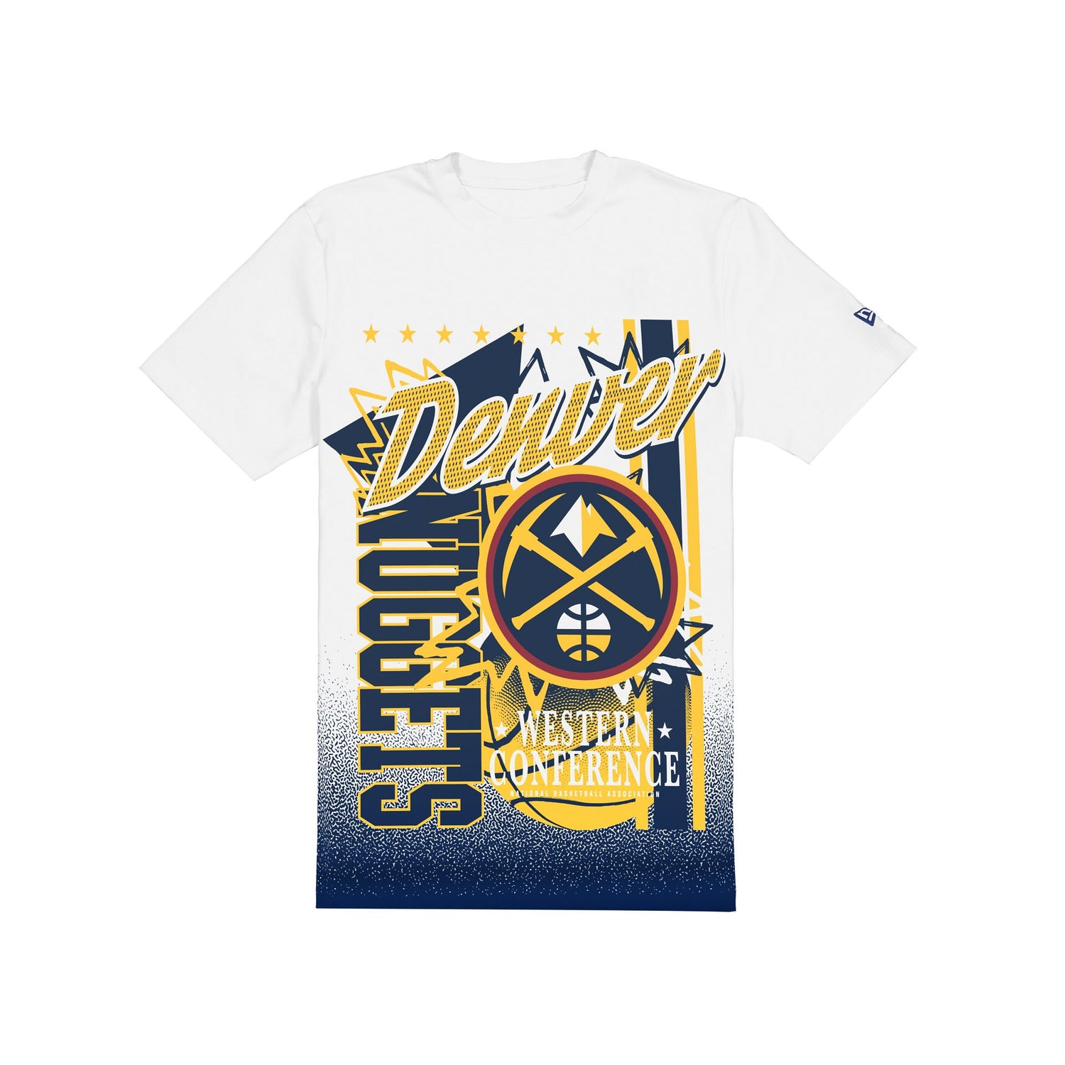 Denver Nuggets Sport Classics White Short-Sleeve T-Shirt
