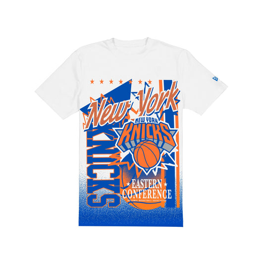 New York Knicks Sport Classics White Short-Sleeve T-Shirt - New Era Cap