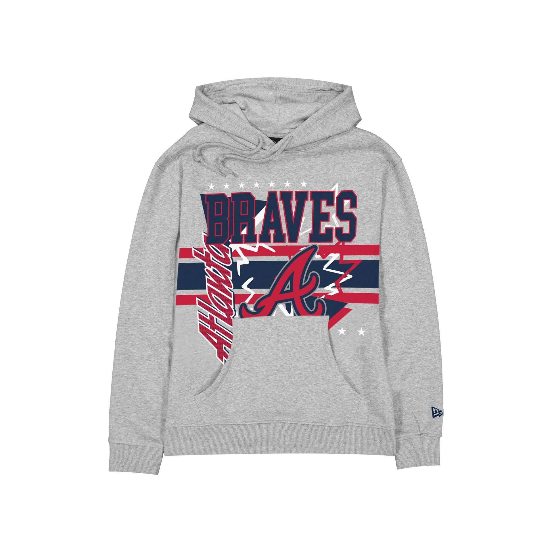 Atlanta Braves Sport Classics Heather Gray Hoodie