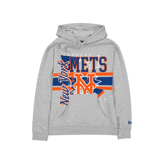 New York Mets Sport Classics Heather Gray Hoodie - New Era Cap