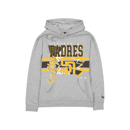 San Diego Padres Sport Classics Heather Gray Hoodie - New Era Cap