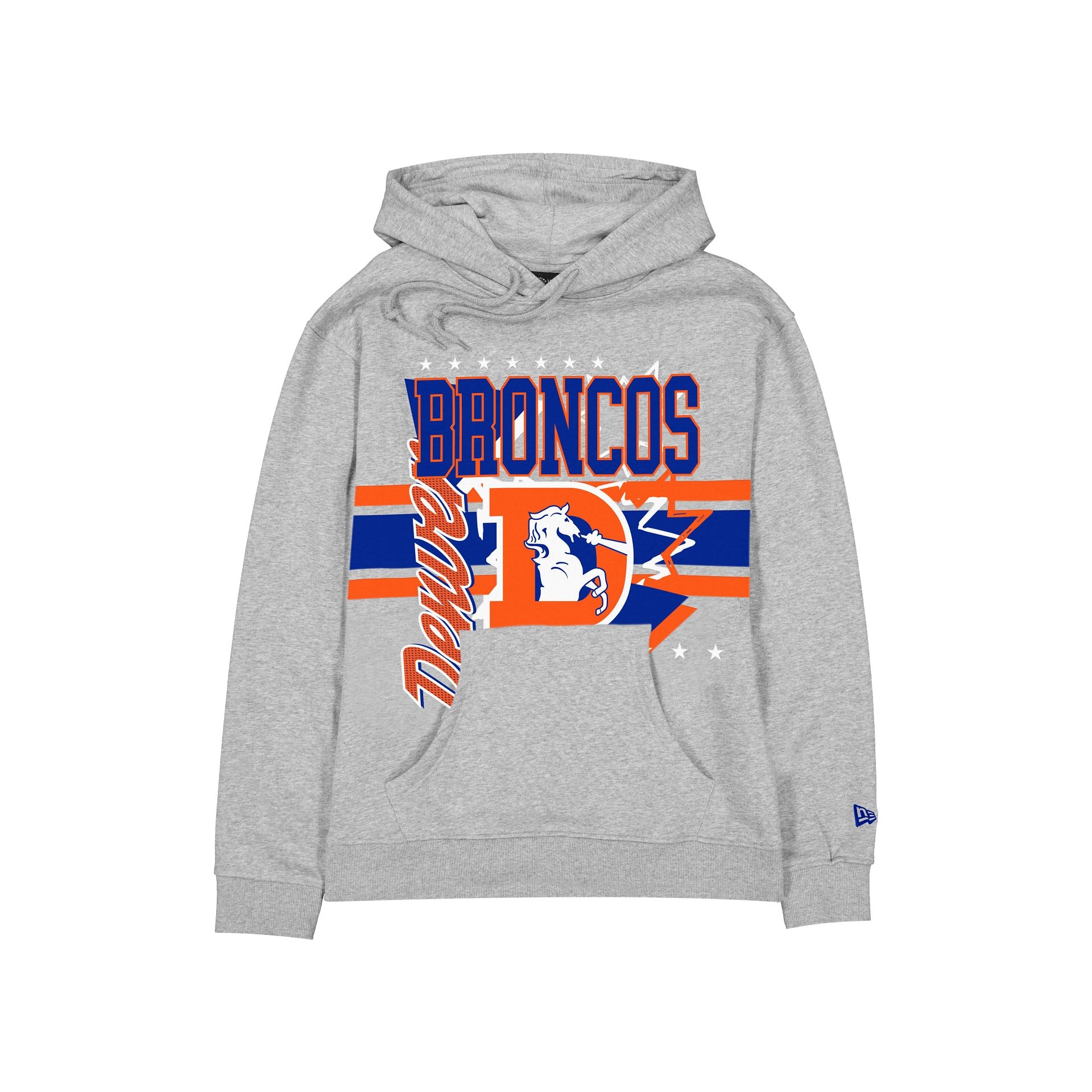 Denver Broncos Sport Classics Heather Gray Hoodie
