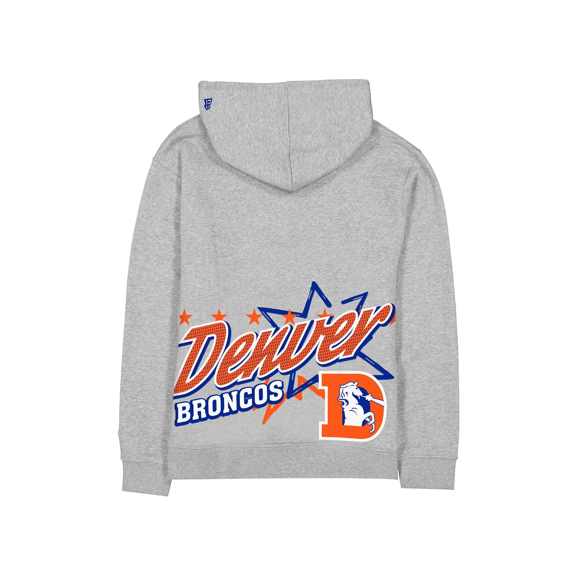 Denver Broncos Sport Classics Heather Gray Hoodie