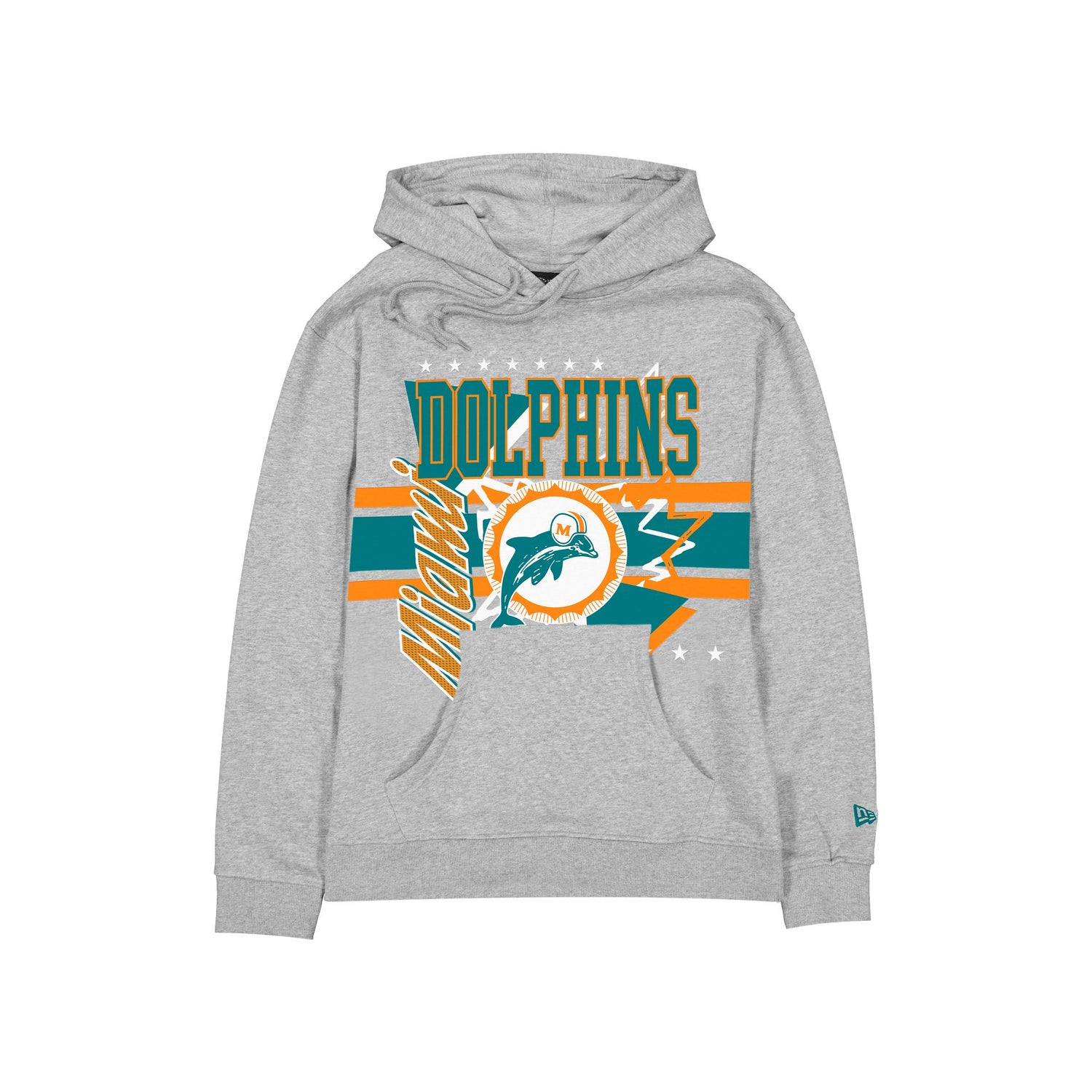 Miami Dolphins Sport Classics Heather Gray Hoodie