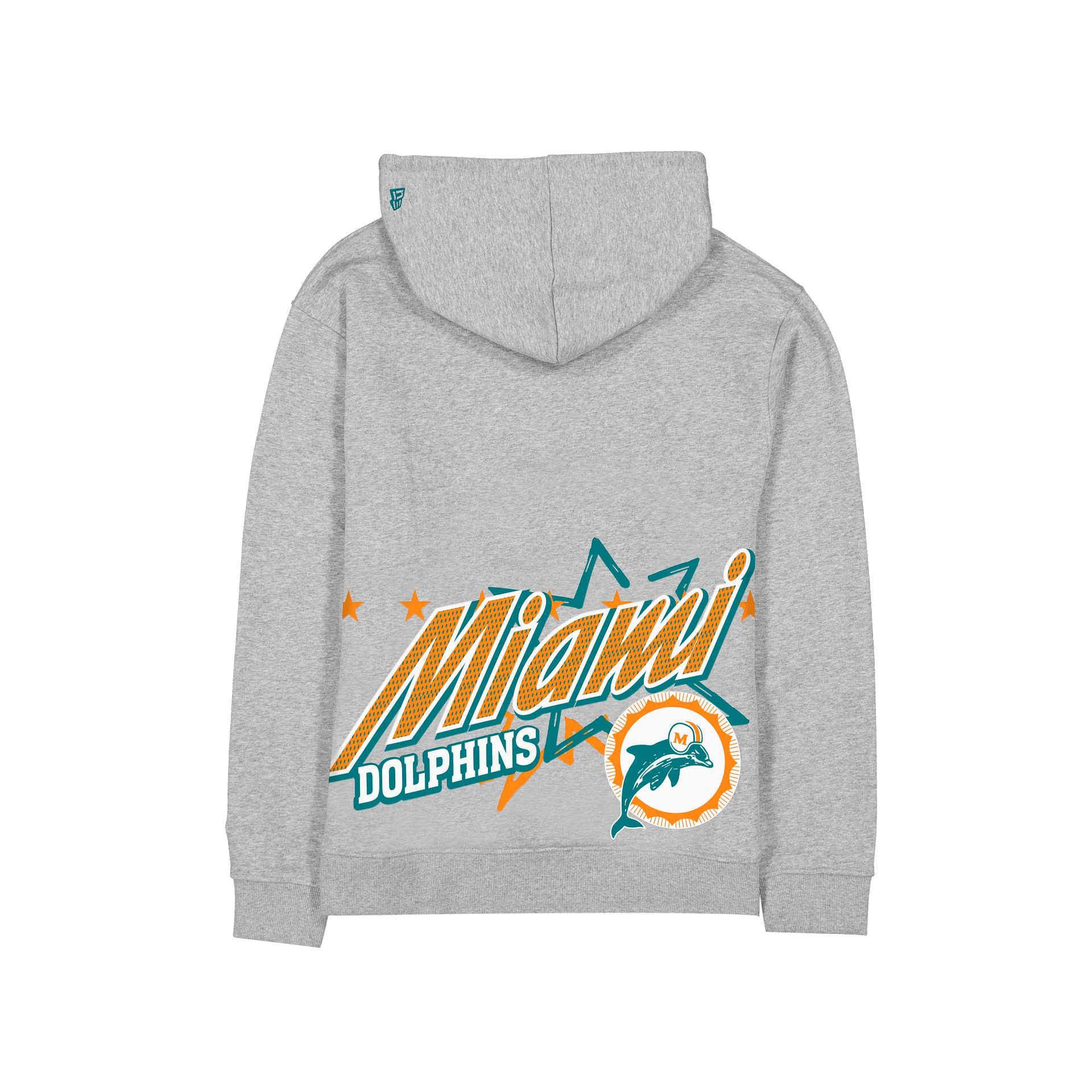 キャップ Miami dolphins hoodie & cap Men's Fanatics Heather Gray Miami Dolphins Label Maker