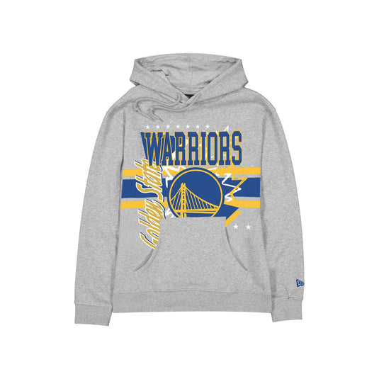 Golden State Warriors Sport Classics Heather Gray Hoodie - New Era Cap