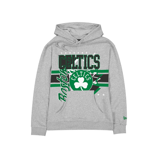 Boston Celtics Sport Classics Heather Gray Hoodie - New Era Cap