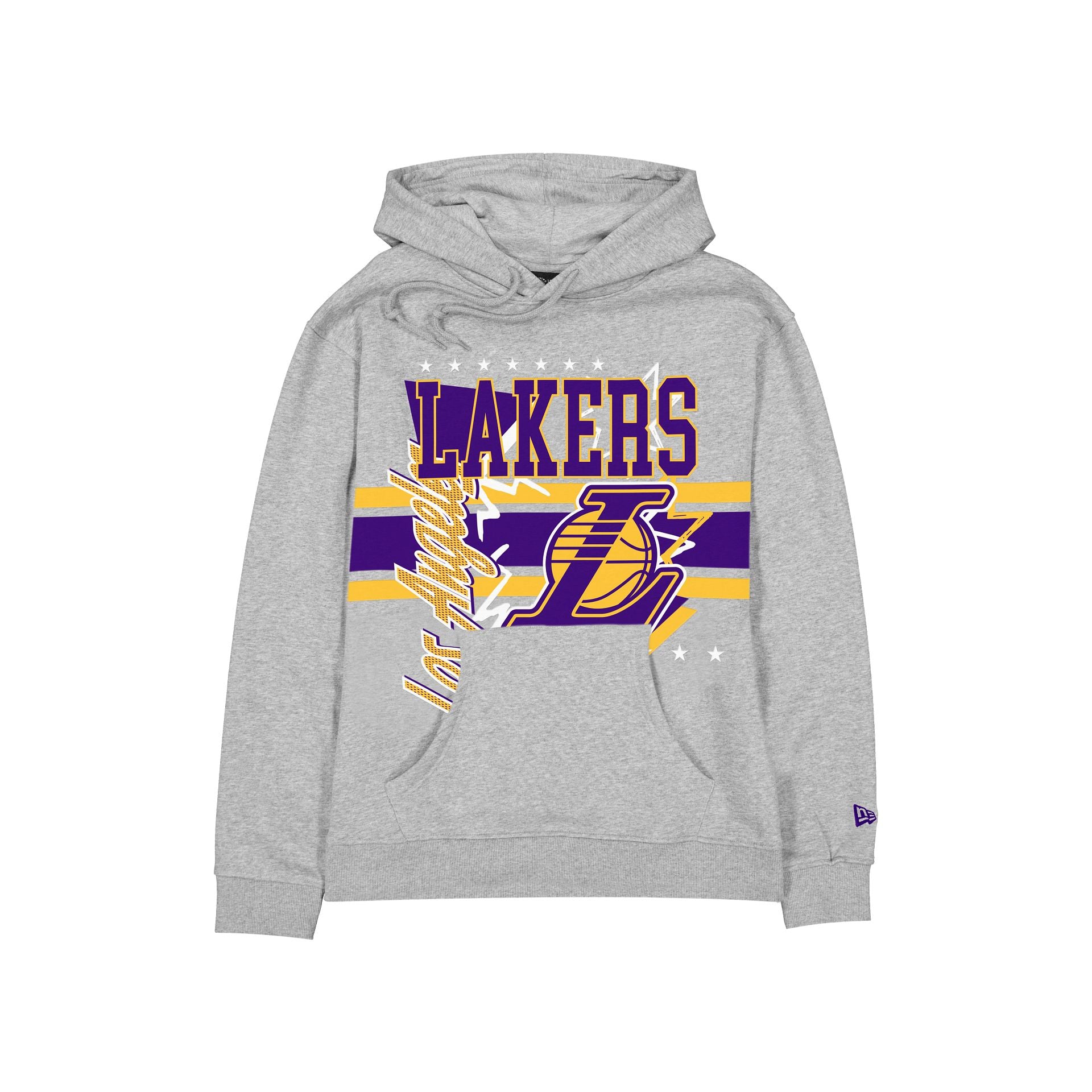 Los Angeles Lakers Sport Classics Heather Gray Hoodie