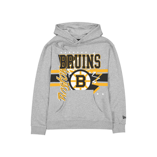 Boston Bruins Sport Classics Heather Gray Hoodie - New Era Cap
