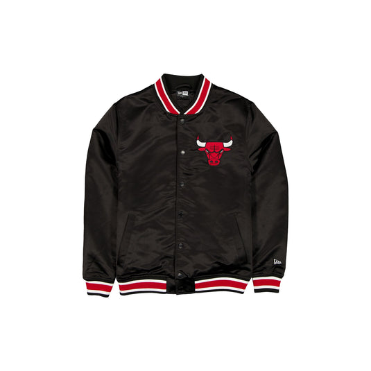 Chicago Bulls Sport Classics Black Satin Jacket - New Era Cap