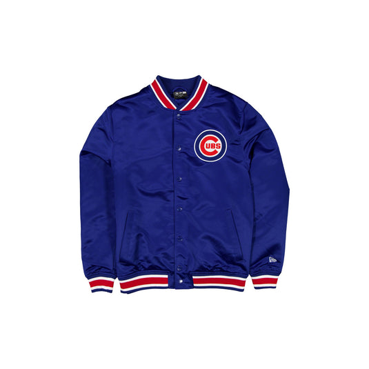 Chicago Cubs Sport Classics Blue Satin Jacket - New Era Cap
