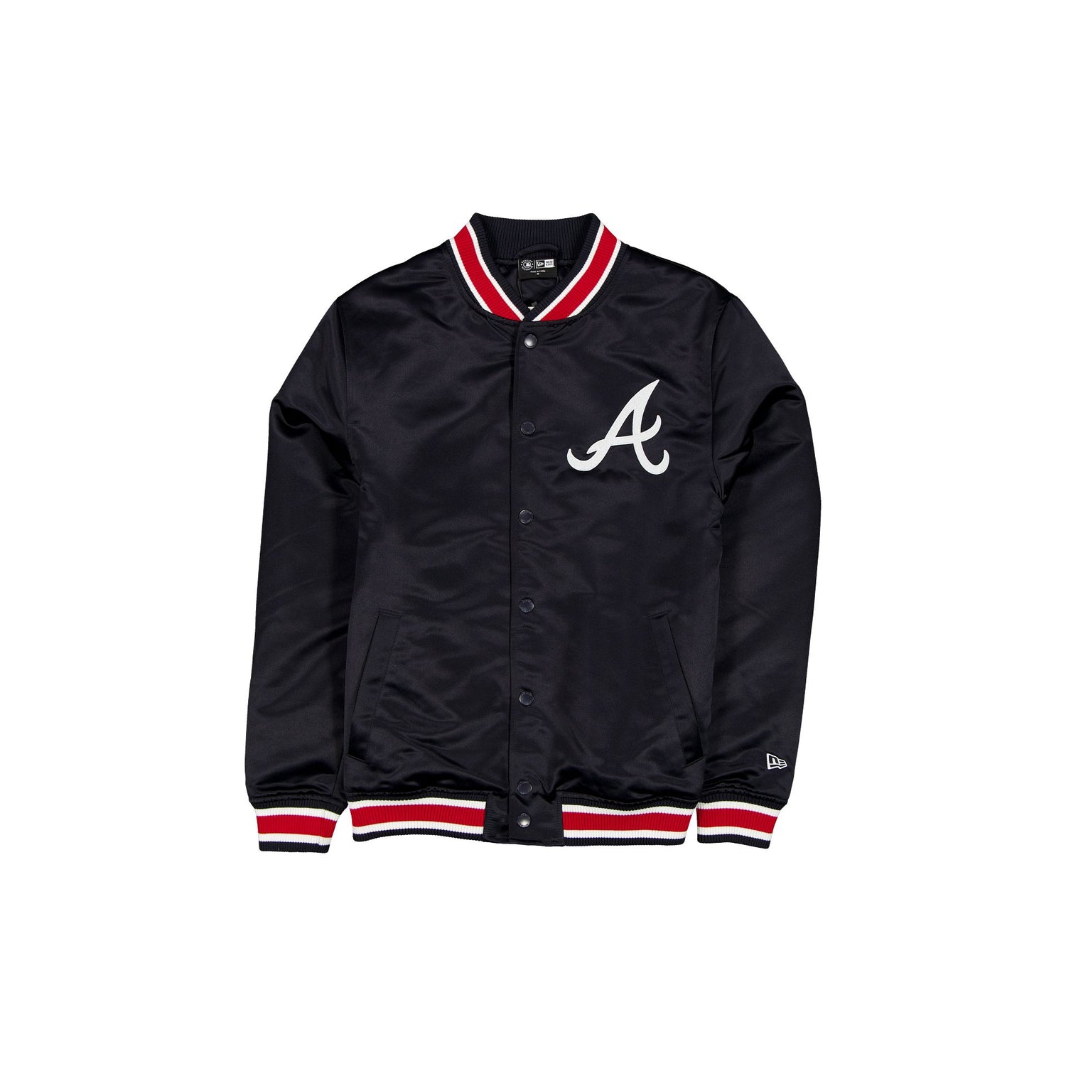 Atlanta Braves Sport Classics Navy Satin Jacket