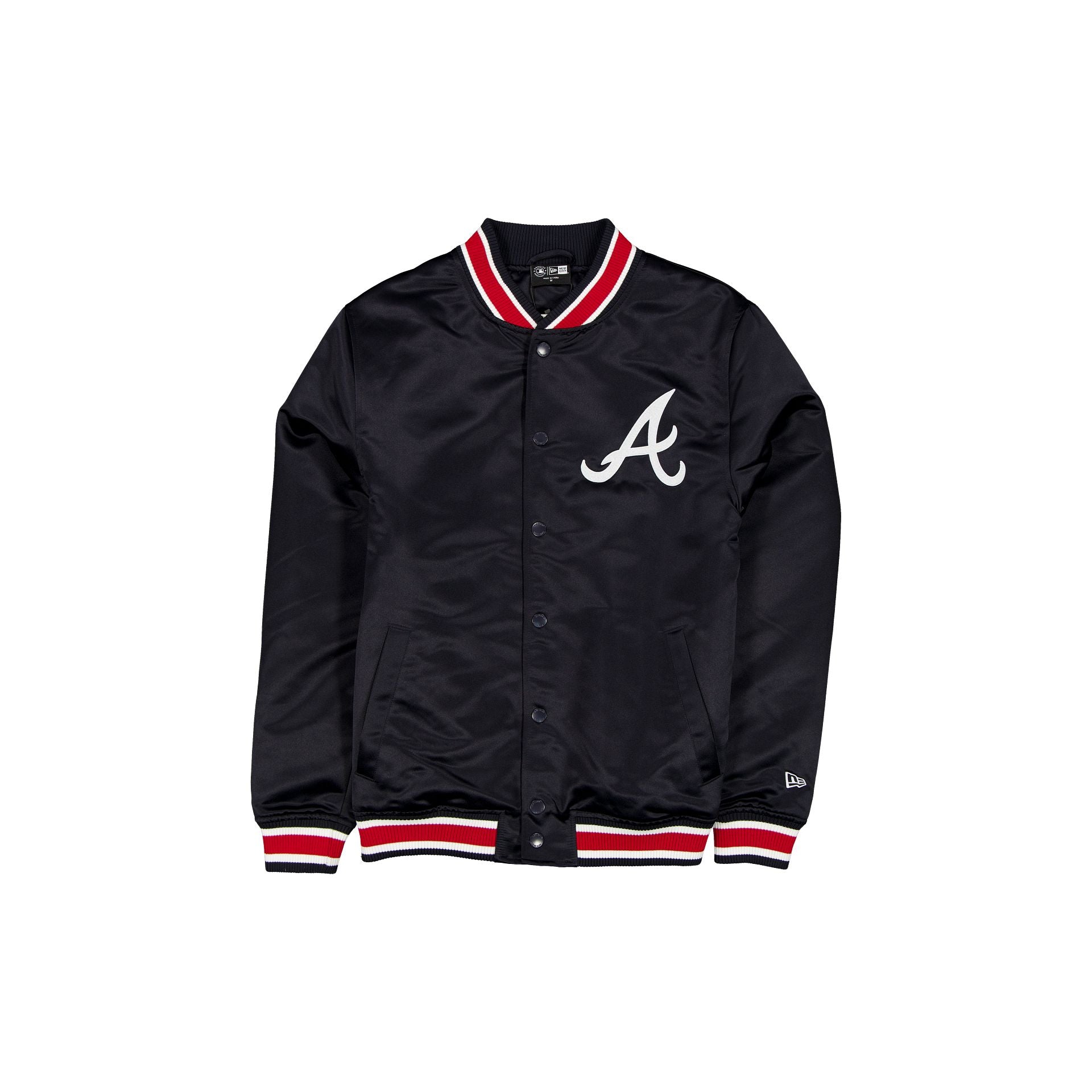 Atlanta Braves Sport Classics Navy Satin Jacket