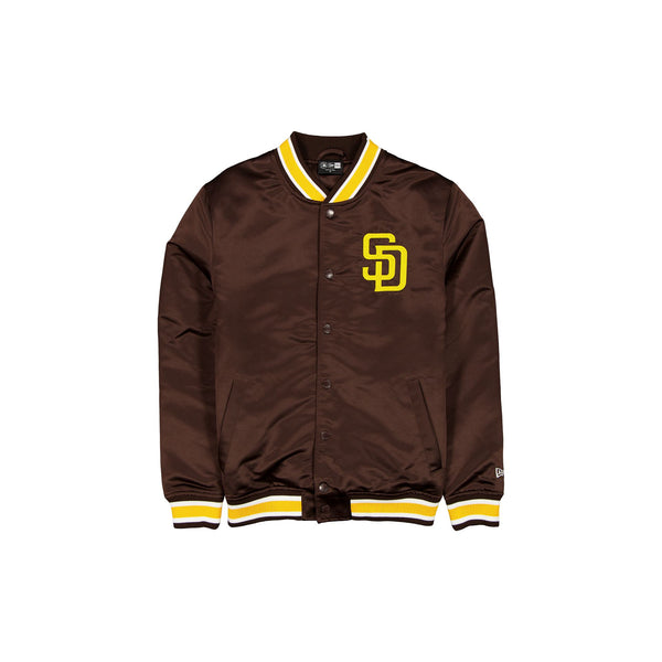 San Diego Padres Sport Classics Brown Satin Jacket – New Era Cap
