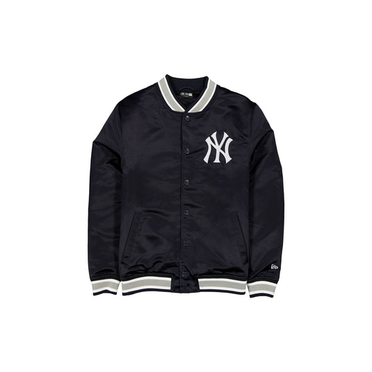 New York Yankees Sport Classics Navy Satin Jacket - New Era Cap