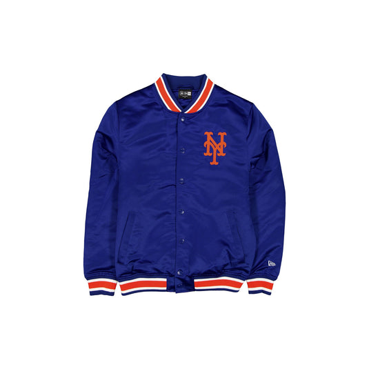 New York Mets Sport Classics Blue Satin Jacket - New Era Cap
