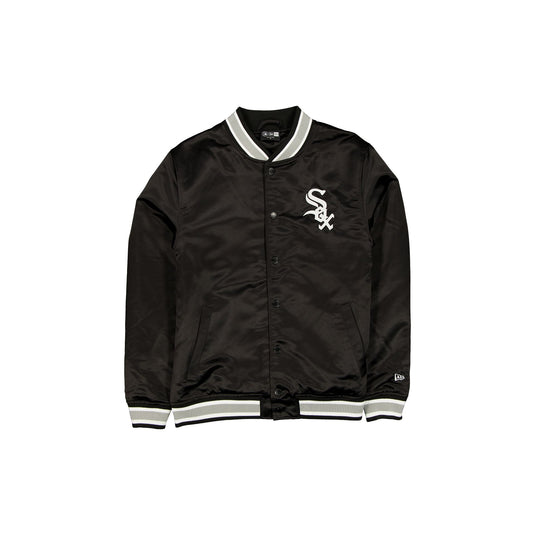 Chicago White Sox Sport Classics Black Satin Jacket - New Era Cap