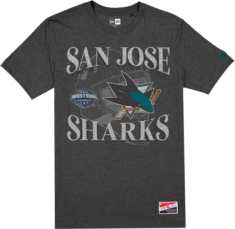 San Jose Sharks Throwback Statement T-Shirt