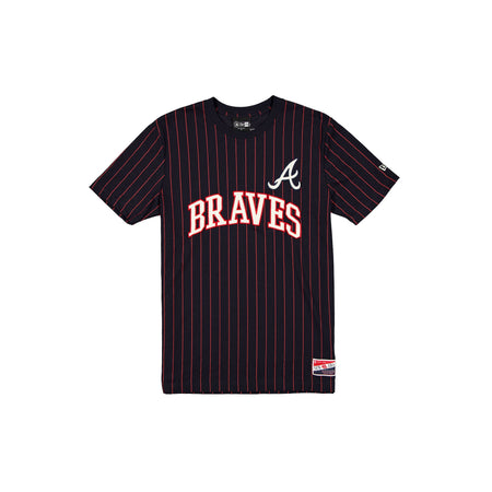 Atlanta Braves Throwback Retro Pinstripe T-Shirt