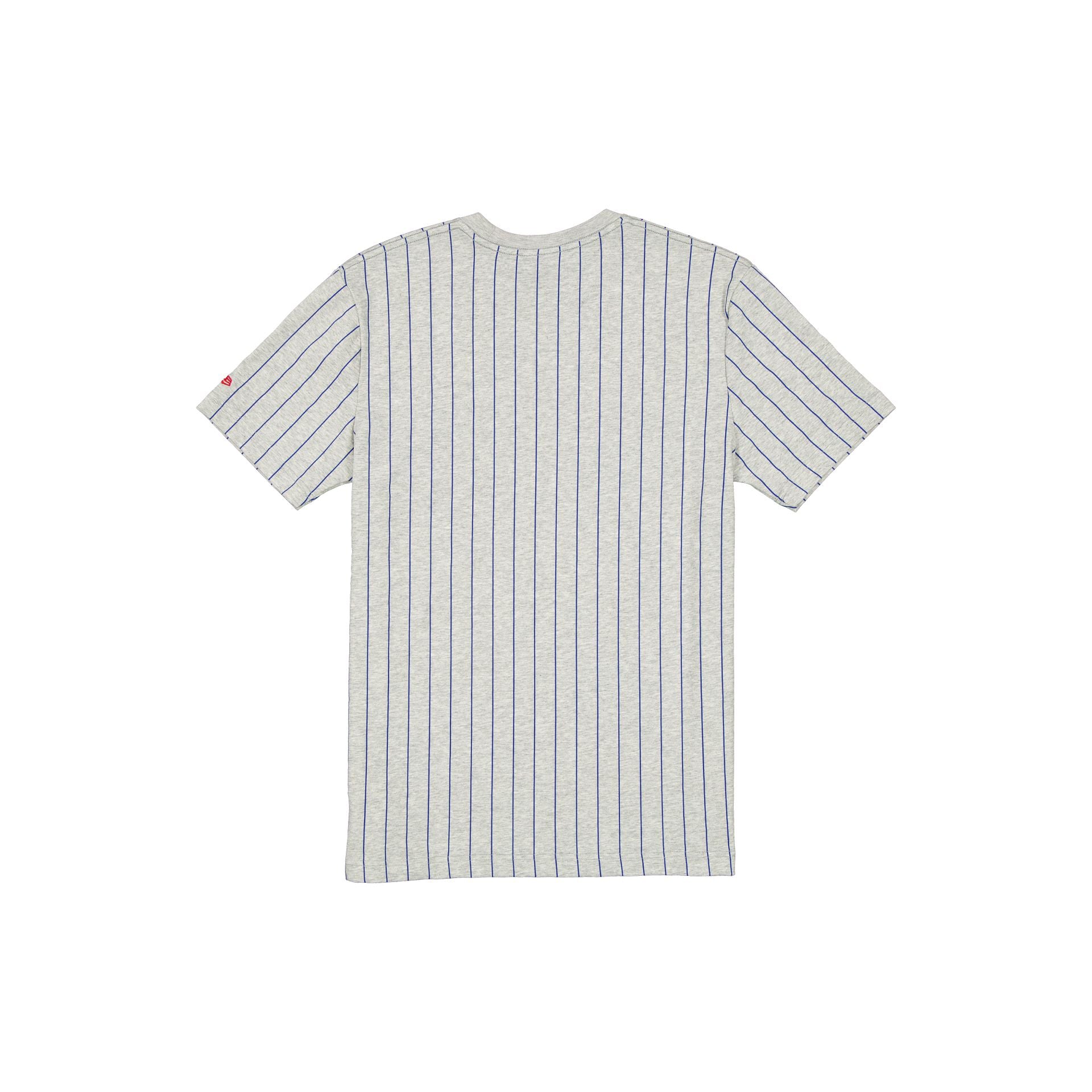 Chicago Cubs Throwback Retro Gray Pinstripe T-Shirt
