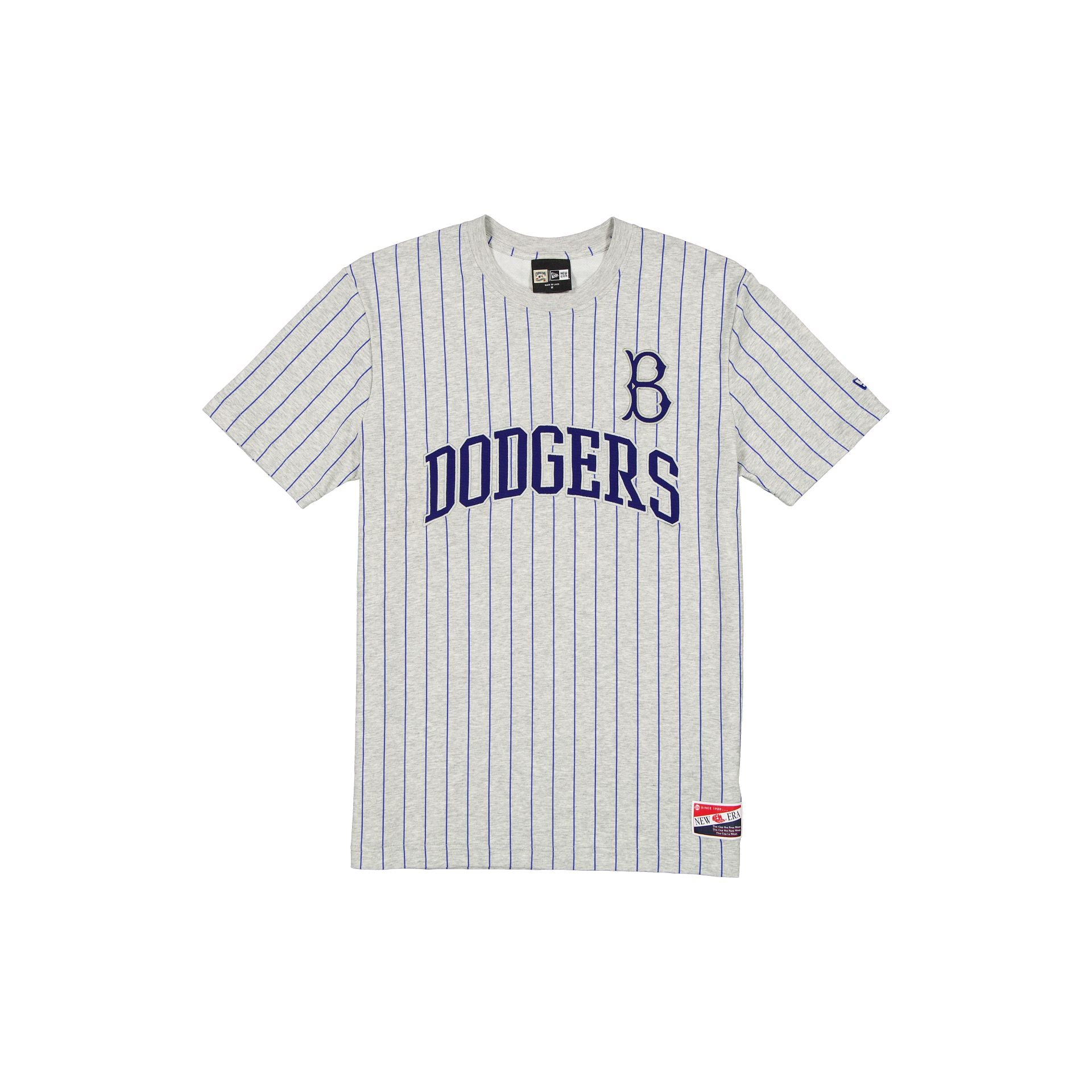 Brooklyn Dodgers Throwback Retro Gray Pinstripe T-Shirt
