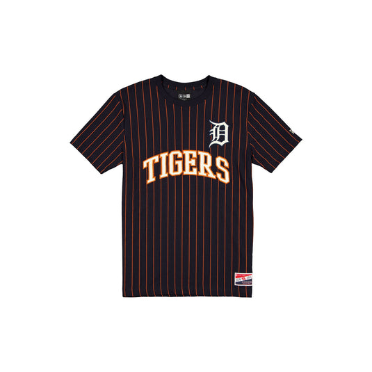 Detroit Tigers Throwback Retro Pinstripe T-Shirt - New Era Cap