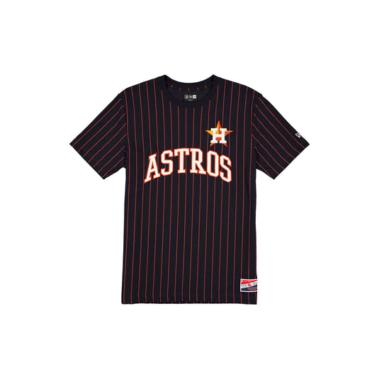 Houston Astros Throwback Retro Pinstripe T-Shirt - New Era Cap