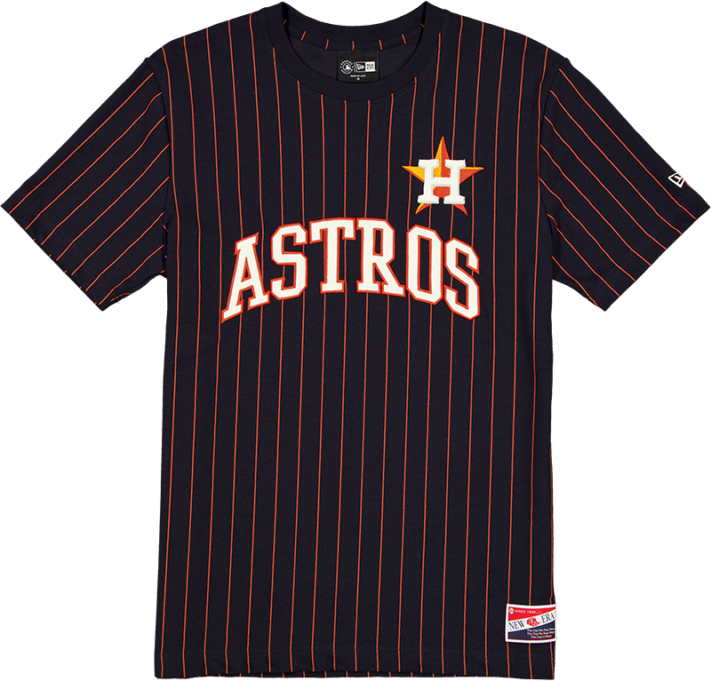 Houston Astros Throwback Retro Pinstripe T-Shirt