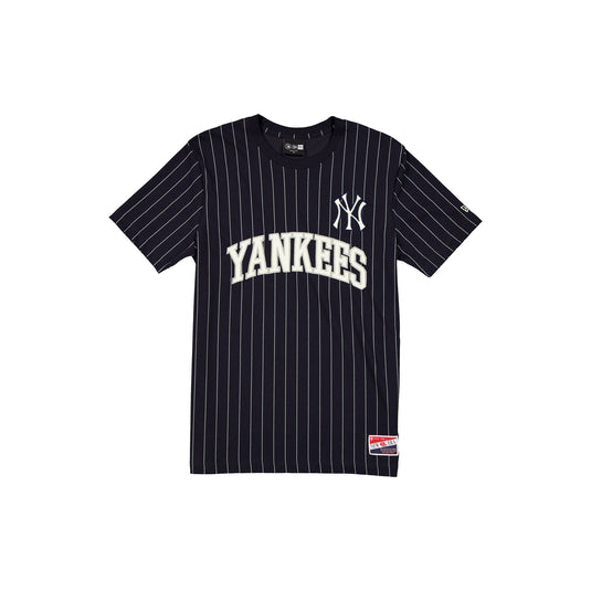 New York Yankees Throwback Retro Pinstripe T-Shirt - New Era Cap