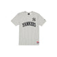 New York Yankees Throwback Retro Gray Pinstripe T-Shirt