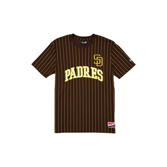 San Diego Padres Throwback Retro Pinstripe T-Shirt - New Era Cap