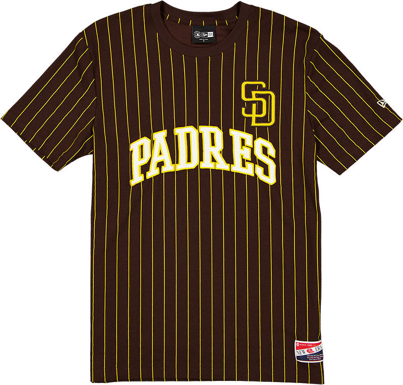 San Diego Padres Throwback Retro Pinstripe T-Shirt