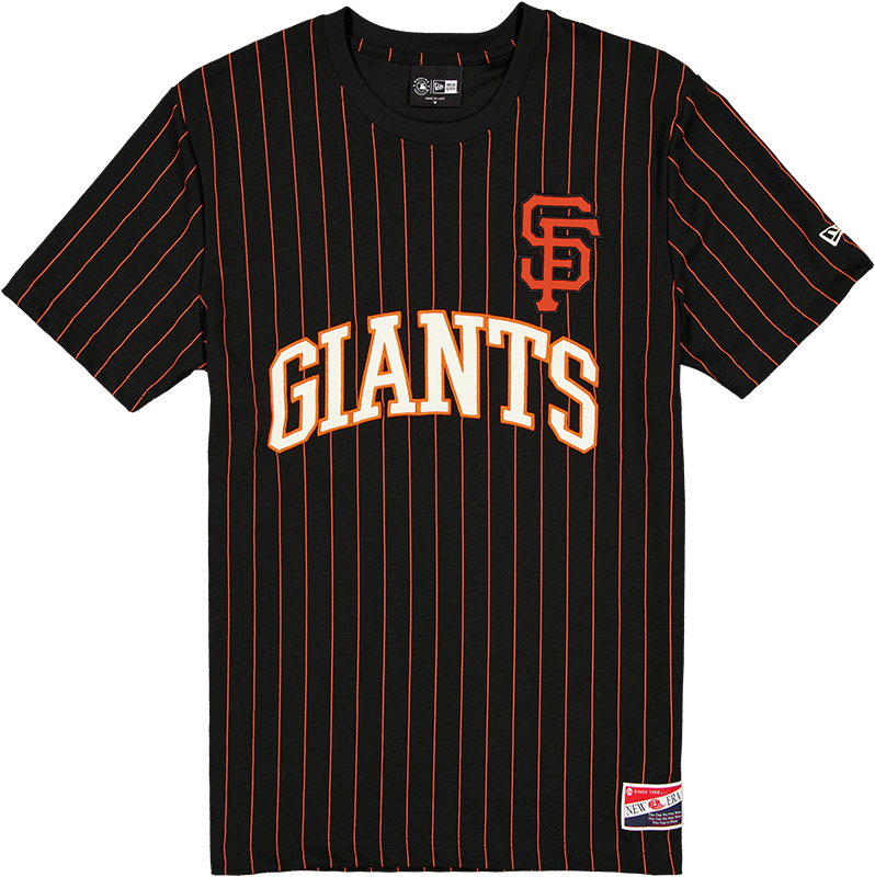 San Francisco Giants Throwback Retro Pinstripe T-Shirt