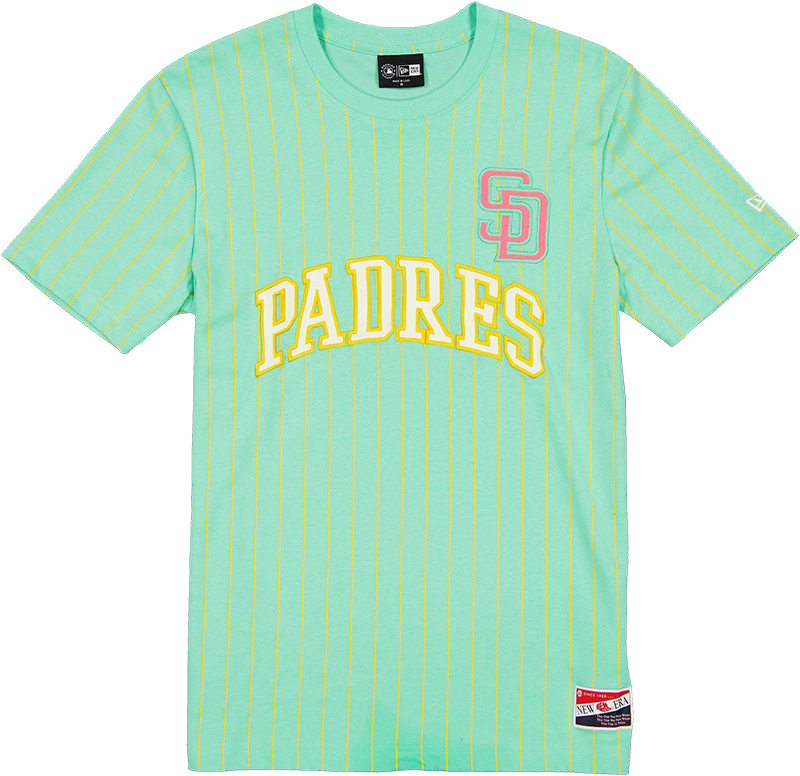 San Diego Padres Throwback Retro Cooperstown Pinstripe T-Shirt