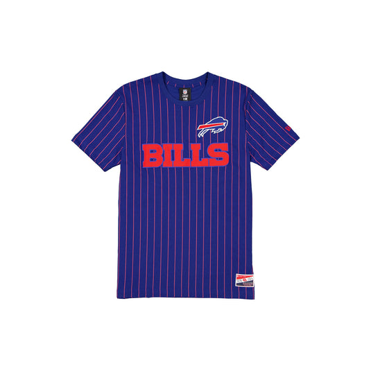 Buffalo Bills Throwback Retro Pinstripe T-Shirt - New Era Cap