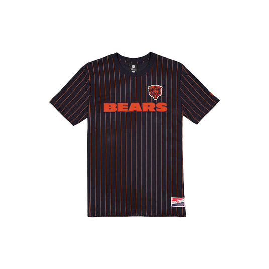 Chicago Bears Throwback Retro Pinstripe T-Shirt - New Era Cap