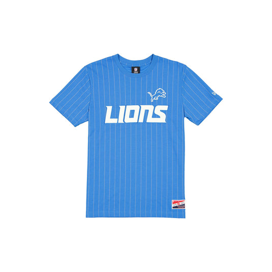 Detroit Lions Throwback Retro Pinstripe T-Shirt - New Era Cap