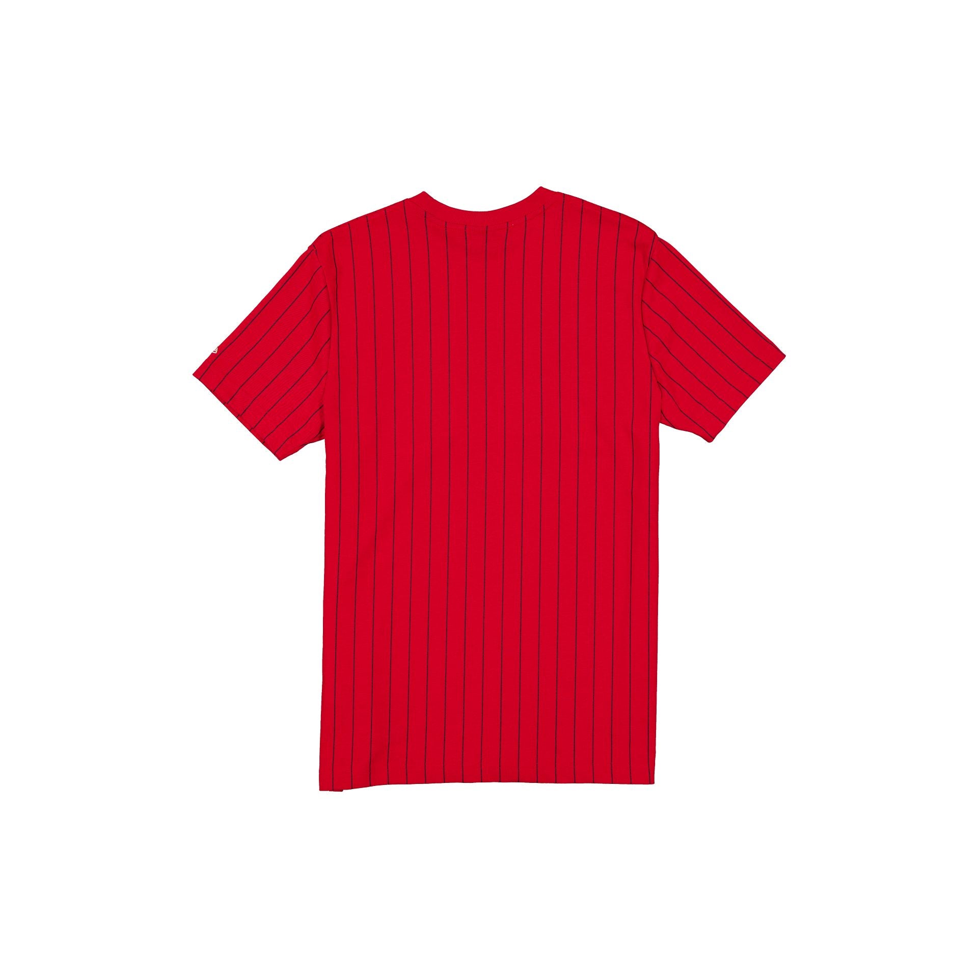 Kansas City Chiefs Throwback Retro Pinstripe T-Shirt