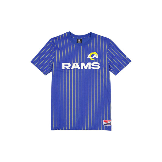 Los Angeles Rams Throwback Retro Pinstripe T-Shirt - New Era Cap