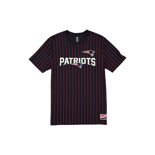 New England Patriots Throwback Retro Pinstripe T-Shirt - New Era Cap
