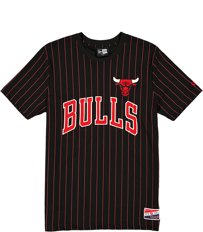 Chicago Bulls Throwback Retro Pinstripe T-Shirt
